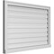 Ekena Millwork Vertical Surface Mount PVC Gable Vent: Functional, w/ 2"W x 2"P Brickmould Sill Frame, 38"W x 26"H GVPVE38X2603SF - alternate 4